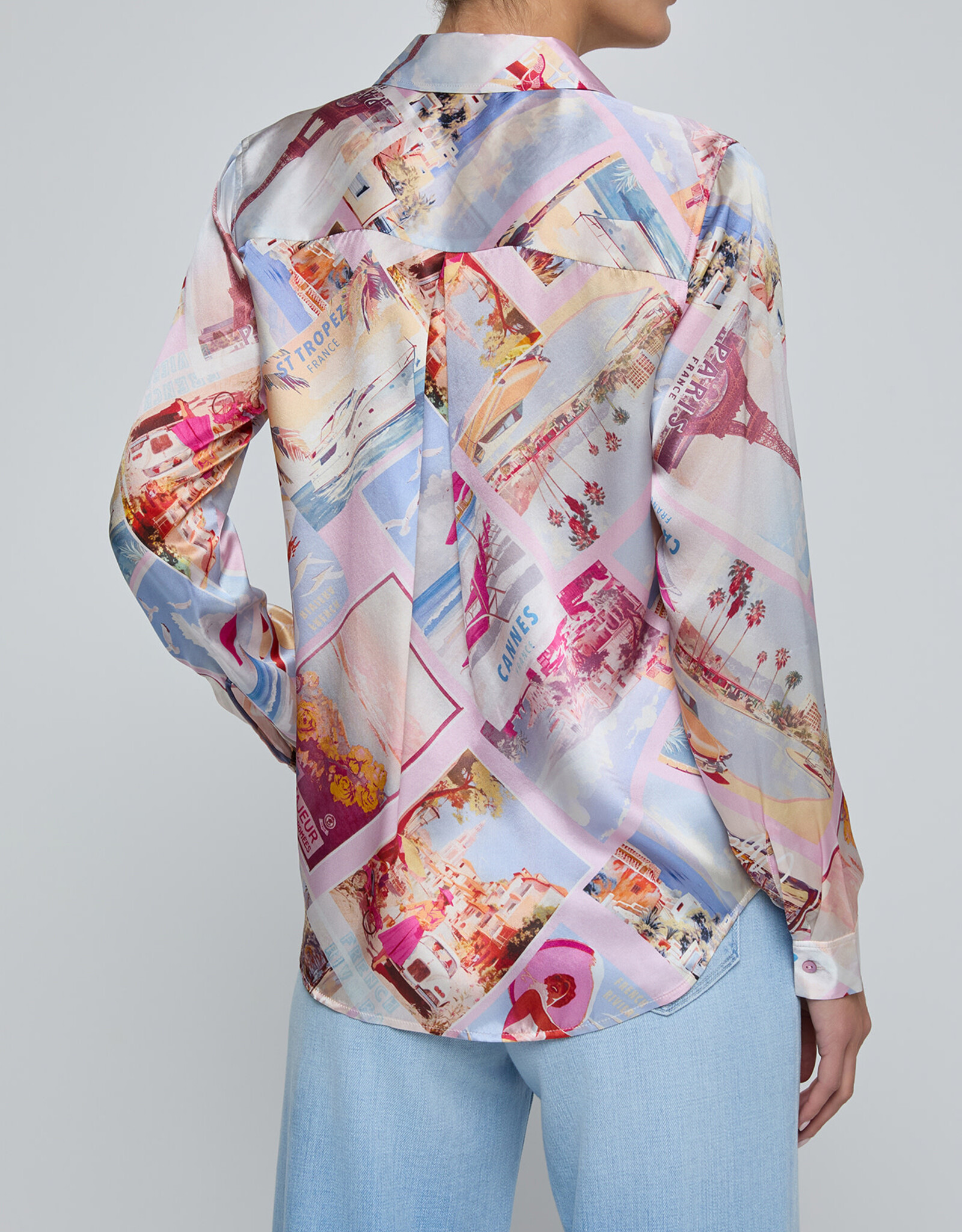 L'AGENCE Tyler L/S Blouse