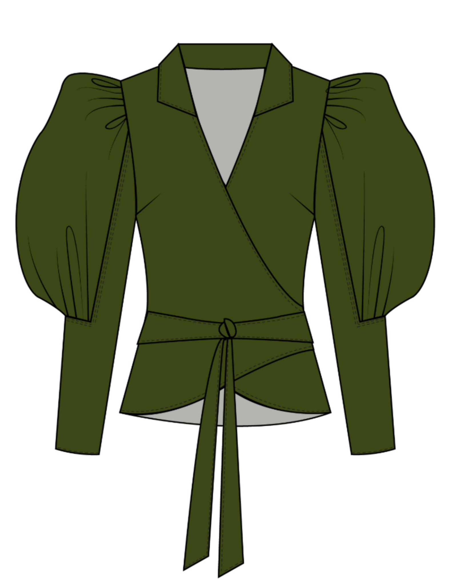 AJE. Idyllic Wrap Top