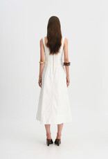 AJE. Halo Embroidered Midi Dress