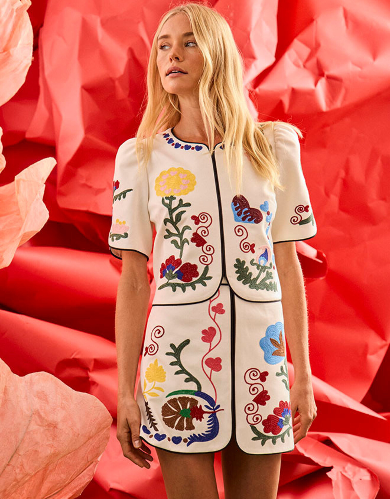 Hunter Bell New York Dottie Mini Skirt