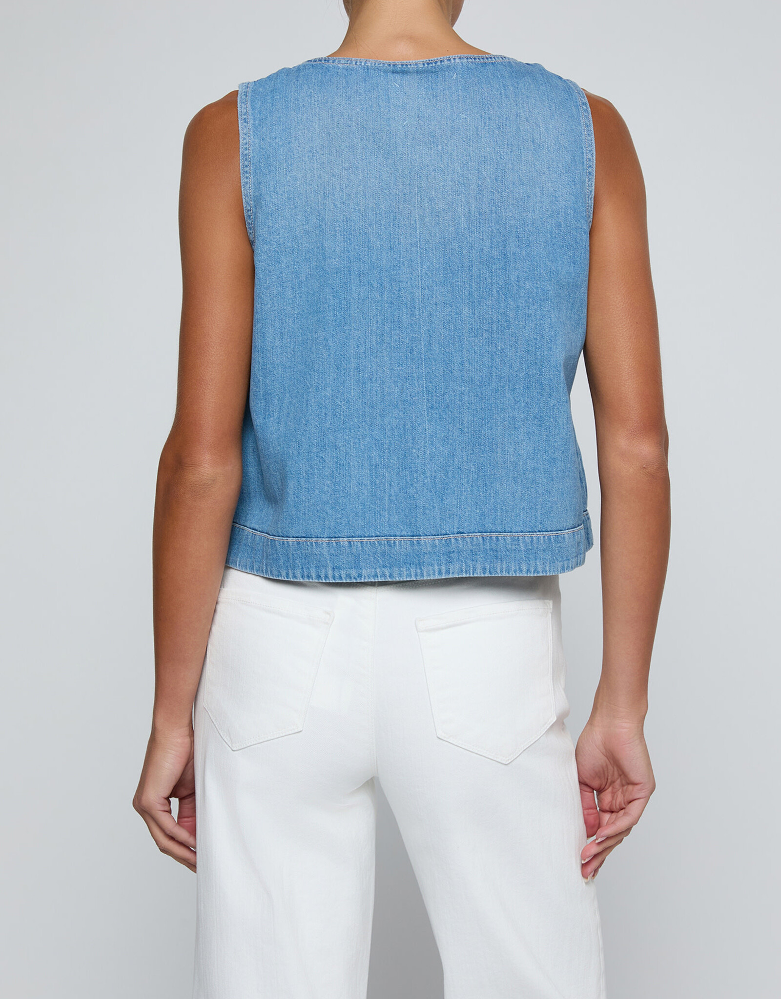 L'AGENCE Foster Slvless A-Line Top