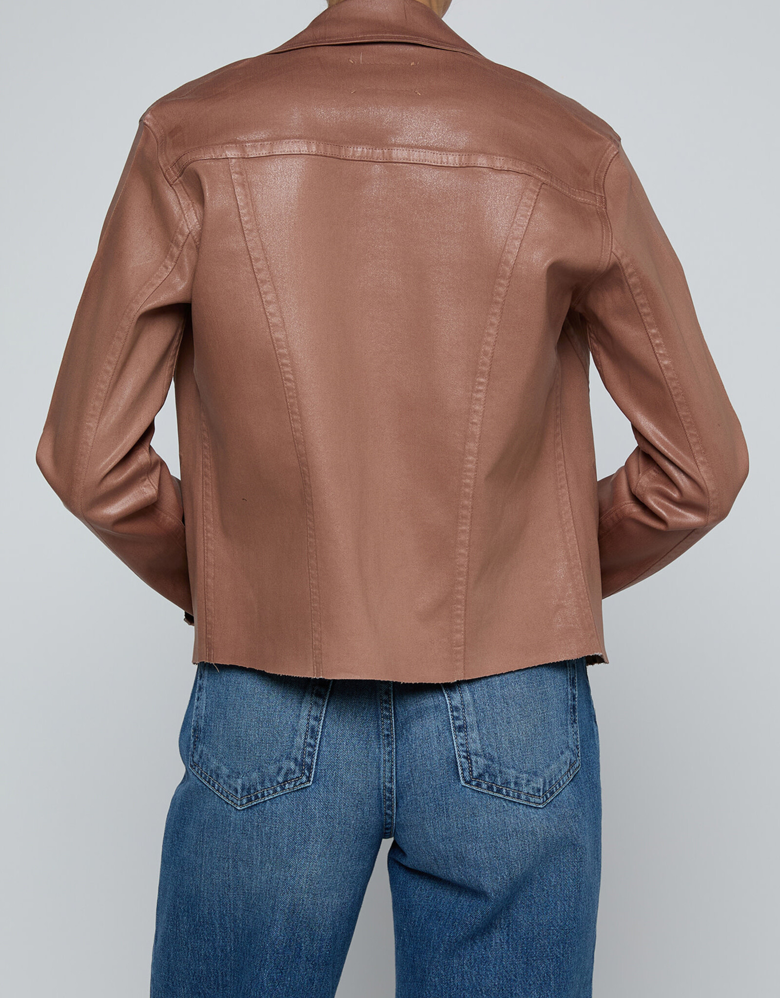 L'AGENCE Janelle Slim Raw Jacket