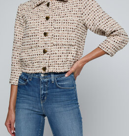 L'AGENCE Jia Crop 3/4 Slv Jacket