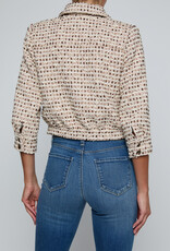 L'AGENCE Jia Crop 3/4 Slv Jacket