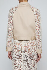 L'AGENCE Novelle Lace Slv Trench