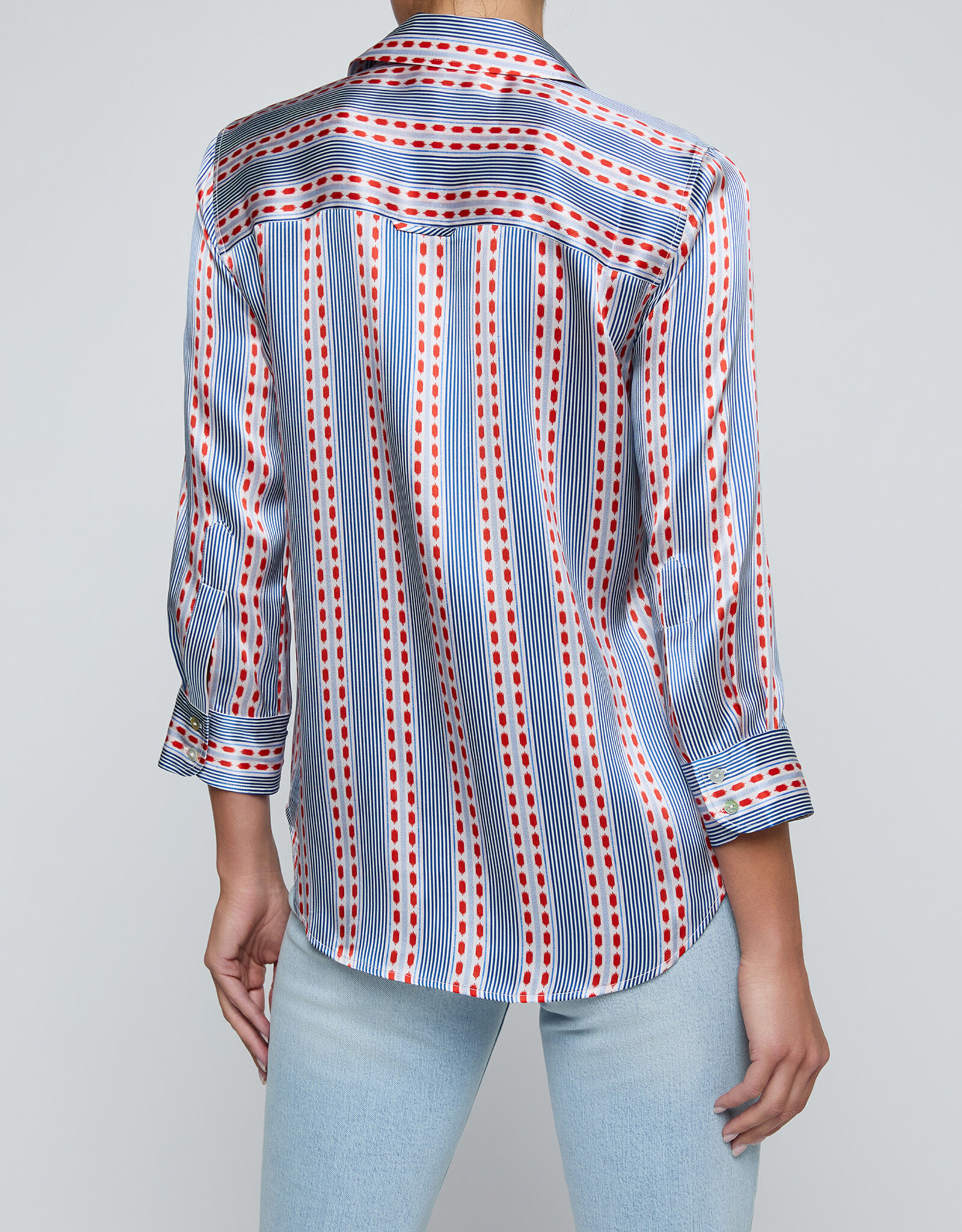 L'AGENCE Dani 3/4 Sleeve Blouse