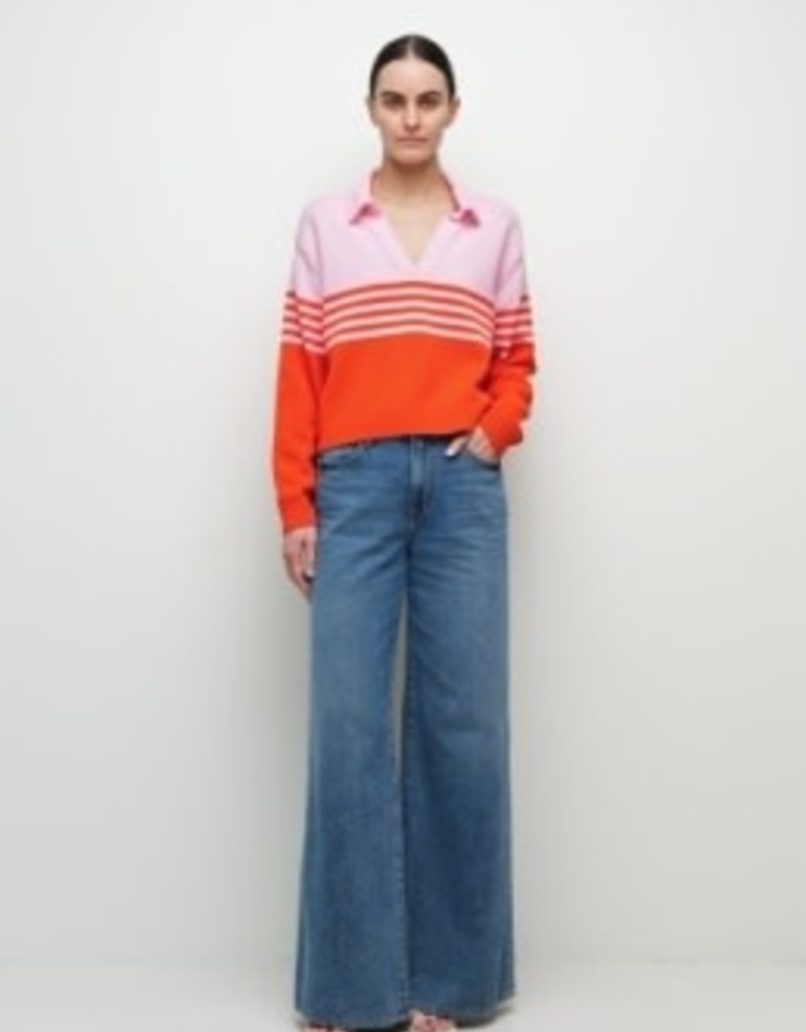 SIMKHAI JULES KNIT POLO