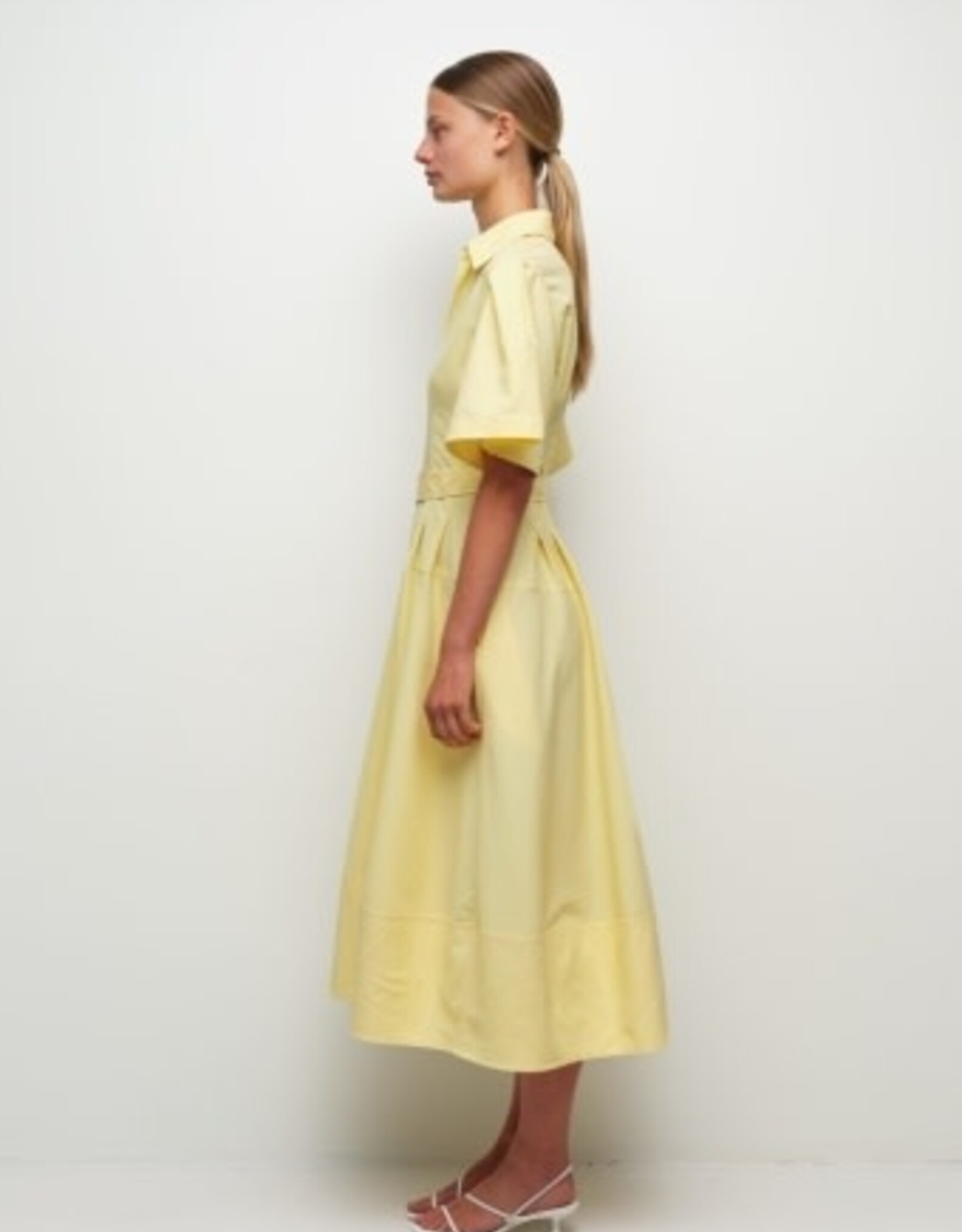 SIMKHAI MERIDITH COTTON MIDI DRESS