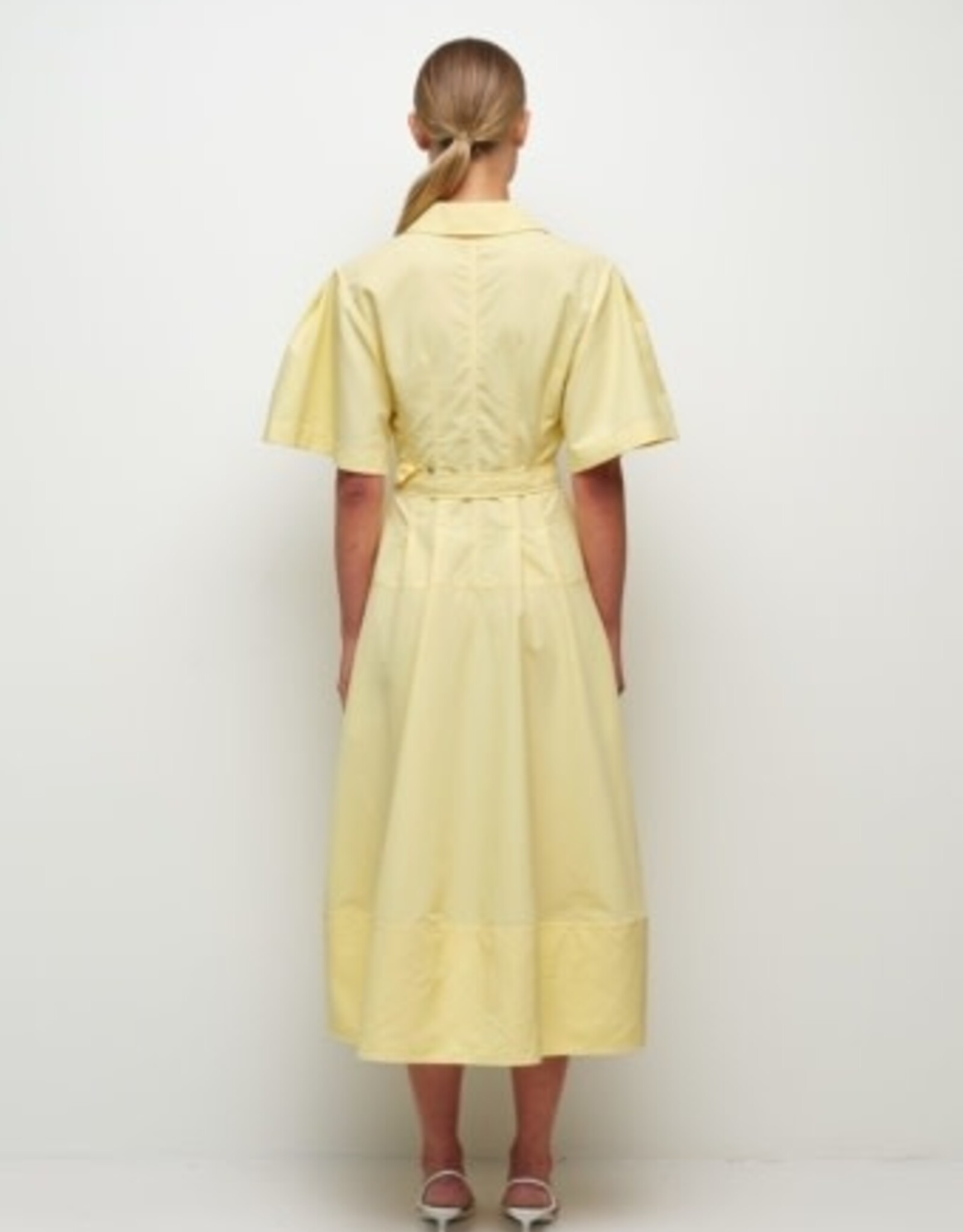 SIMKHAI MERIDITH COTTON MIDI DRESS