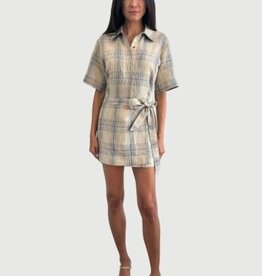 SIMKHAI JENSEN WRAP DRESS