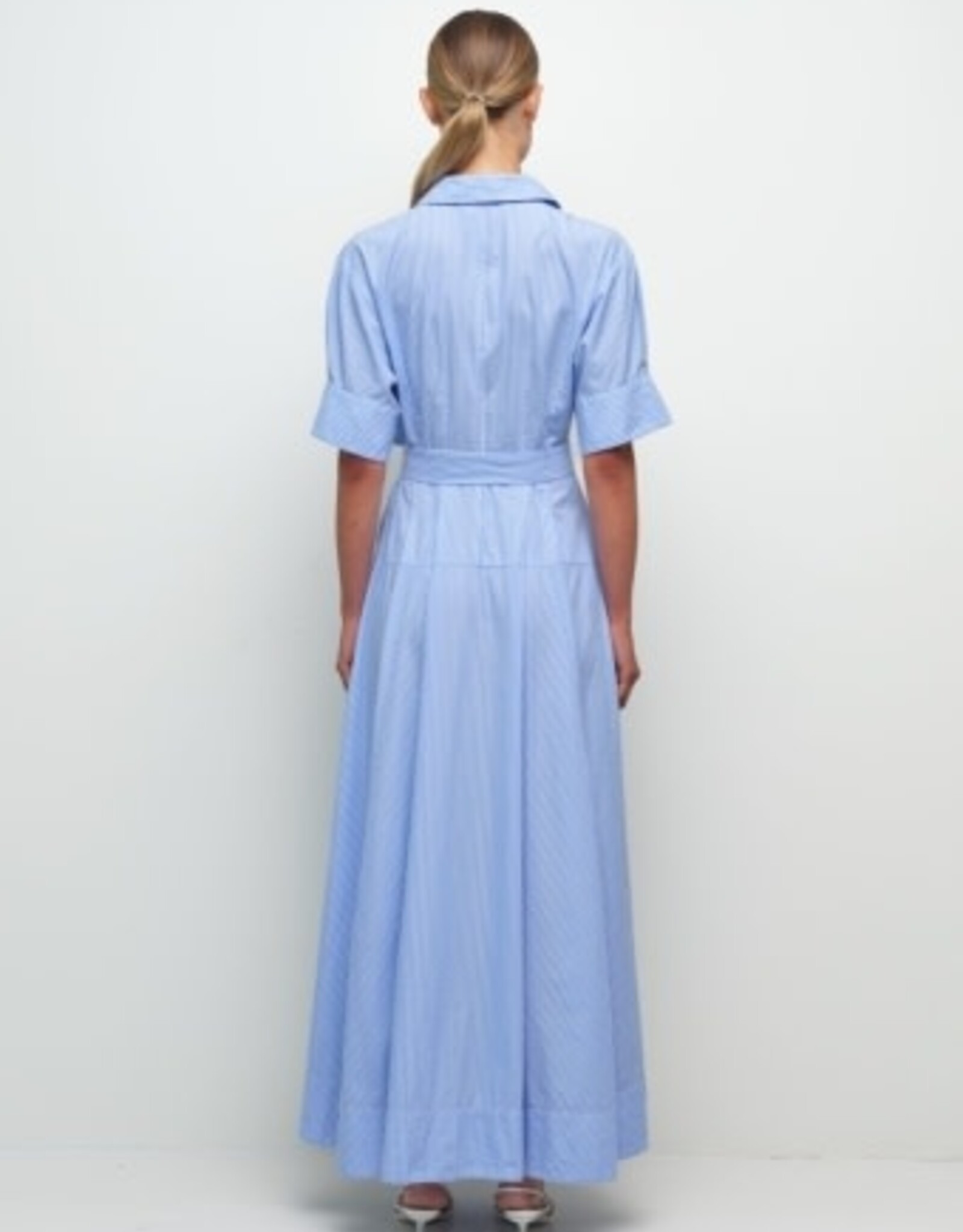 SIMKHAI TRUMAN COTTON SHIRT DRESS