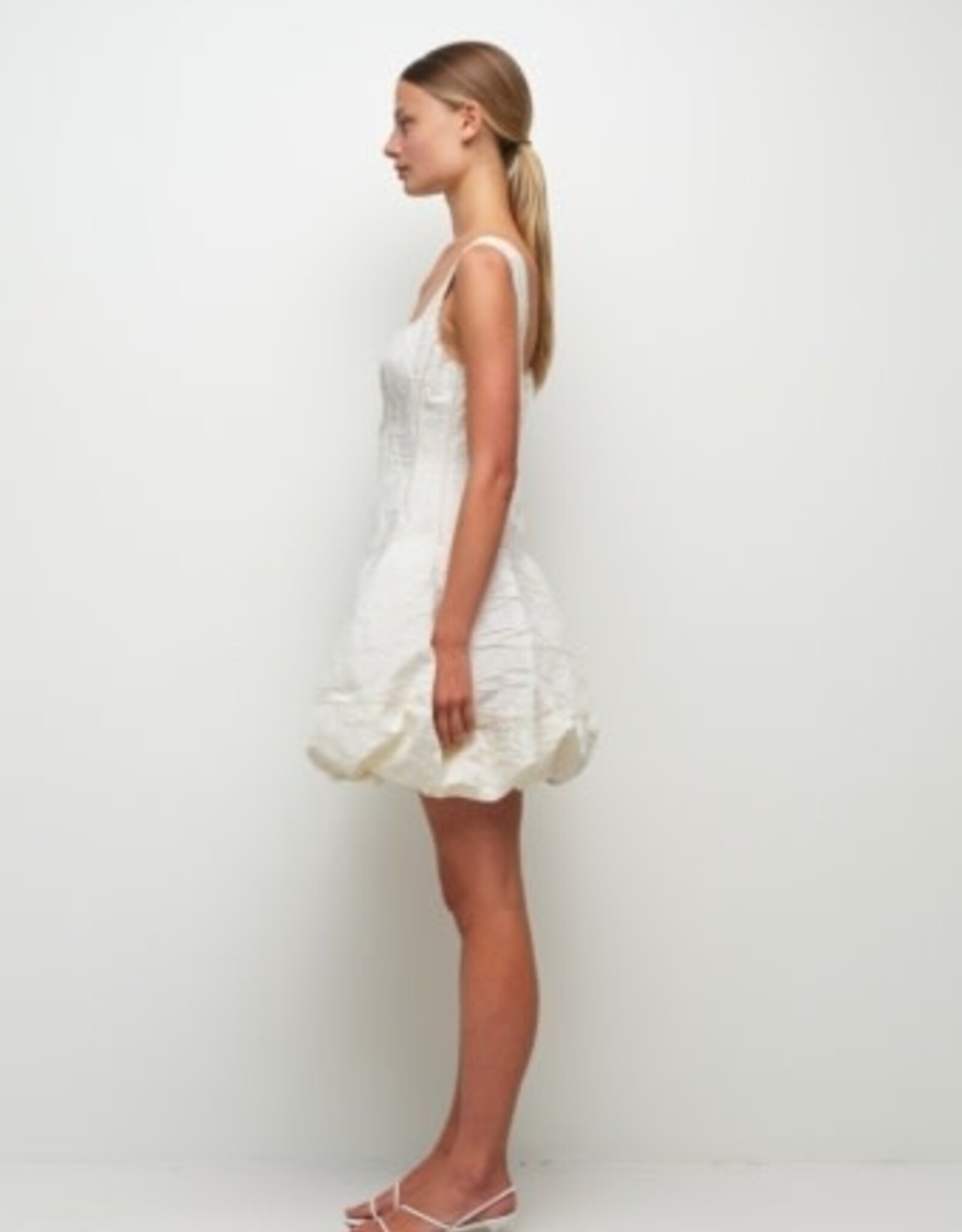 SIMKHAI NATTIE BUBBLE MINI DRESS