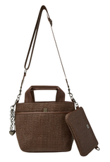 Think Royln Escape- Espresso Raffia
