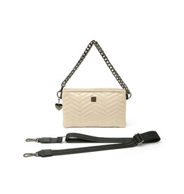 Think Royln Almost Famous-Blonde Patent-Moto Quilting