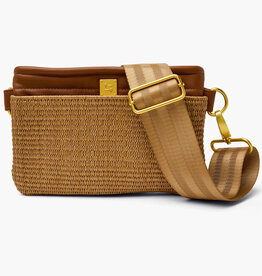 Think Royln Bum Bag/ Crossbody- Sand Dune Raffia