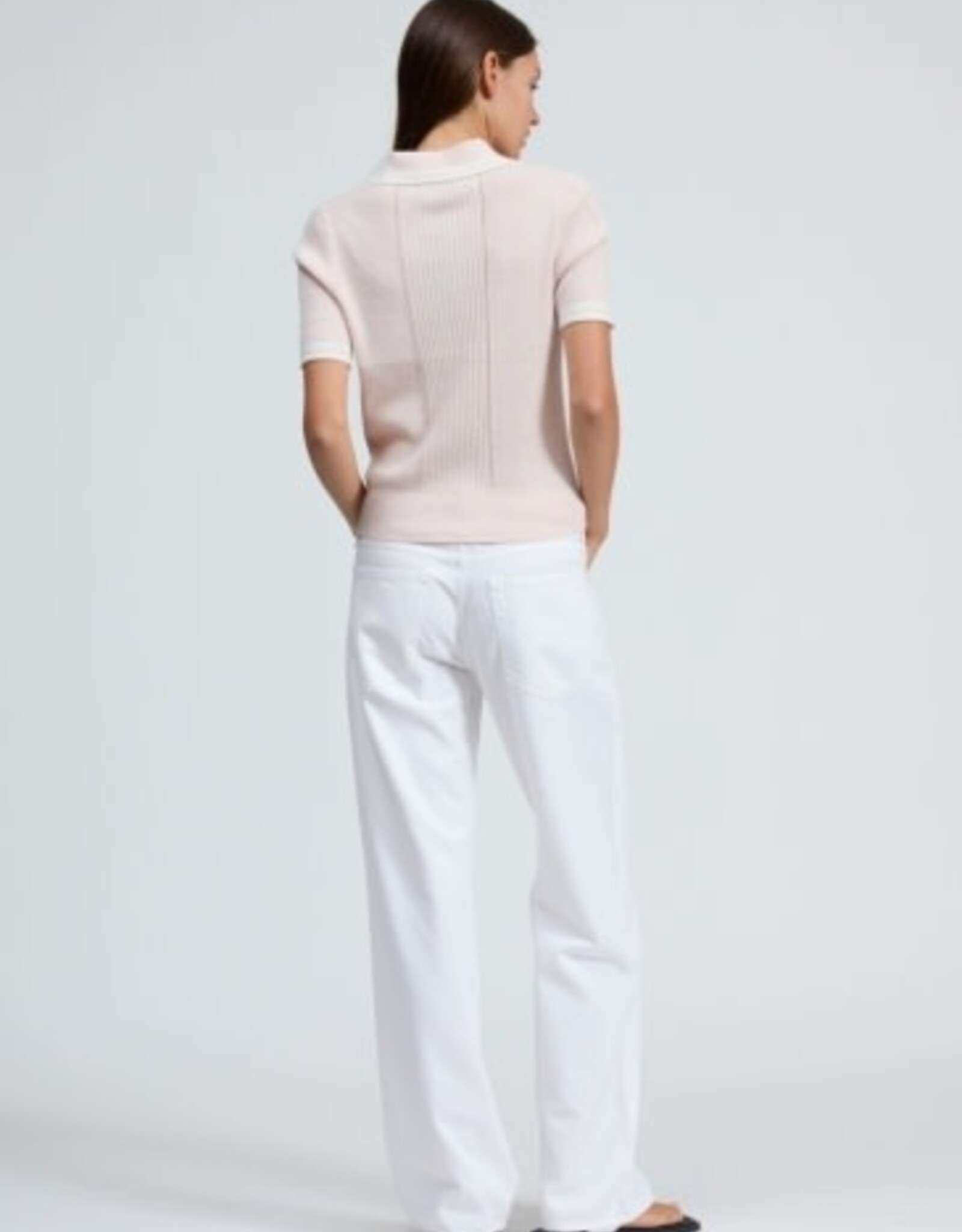 rag & bone laurie tipped ss polo