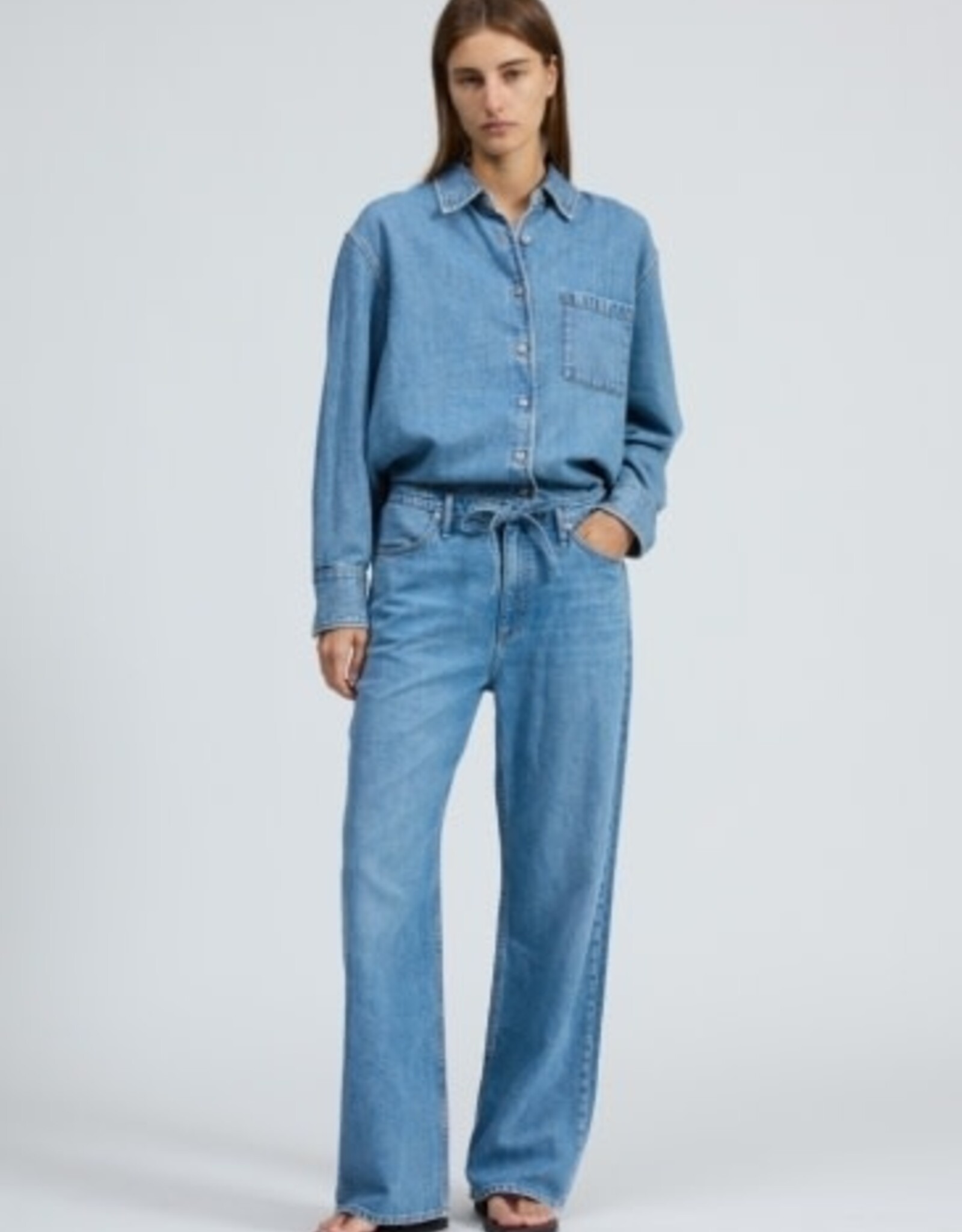 rag & bone ftwt phoebe drawstring wide