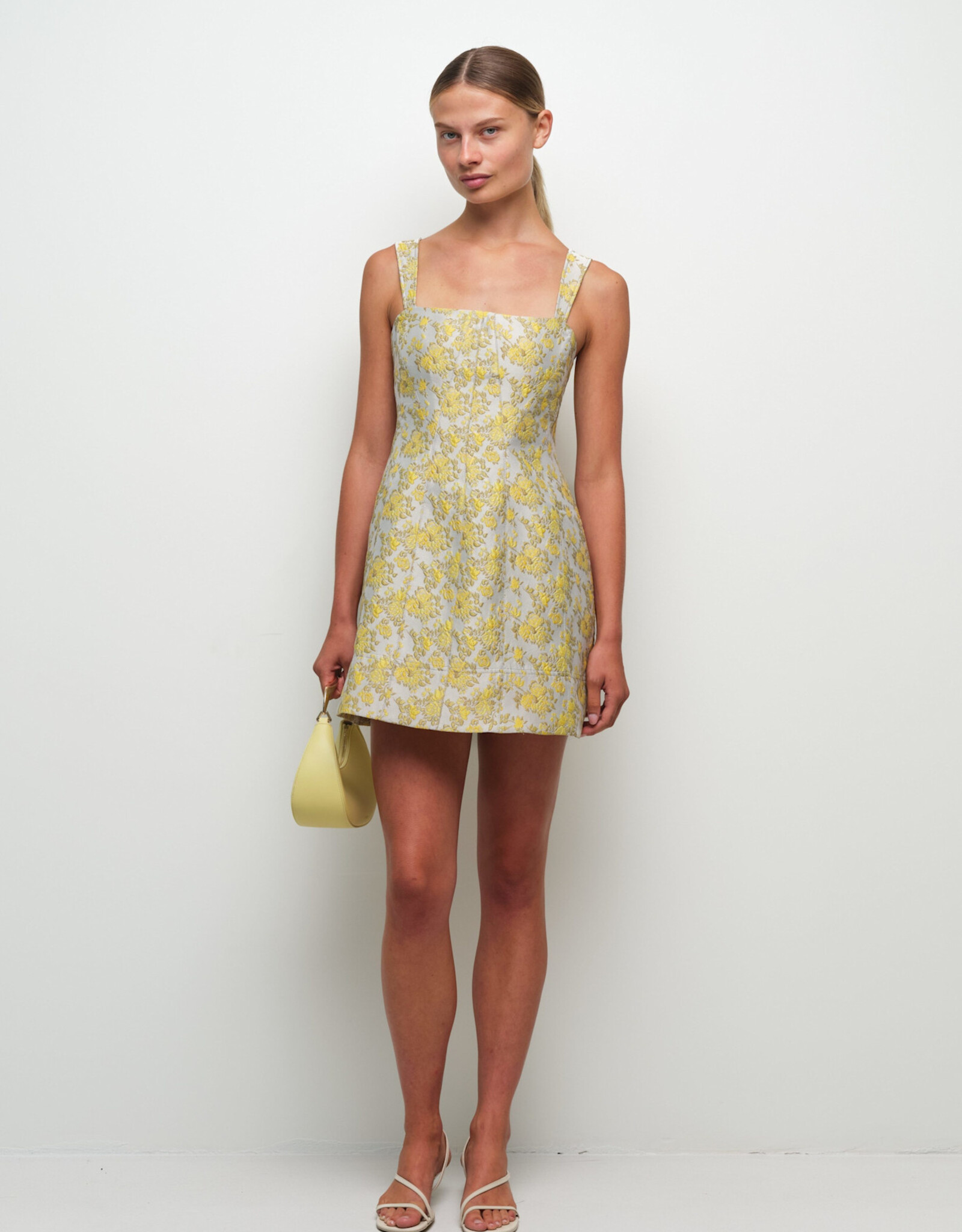 SIMKHAI LYDIA JACQUARD MINI DRESS