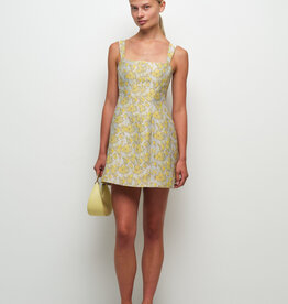 SIMKHAI LYDIA JACQUARD MINI DRESS