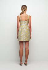 SIMKHAI LYDIA JACQUARD MINI DRESS