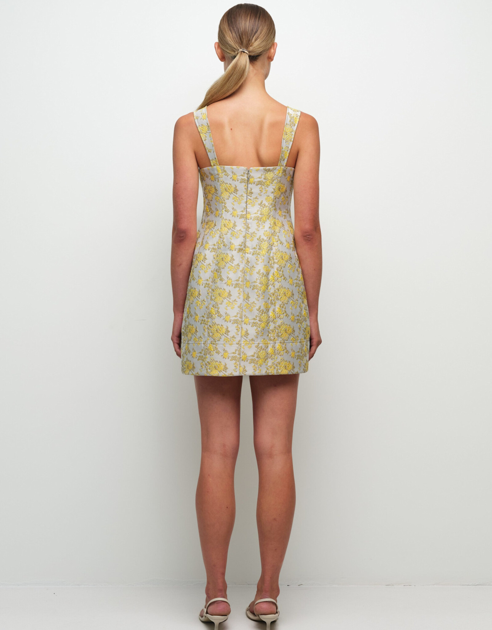 SIMKHAI LYDIA JACQUARD MINI DRESS