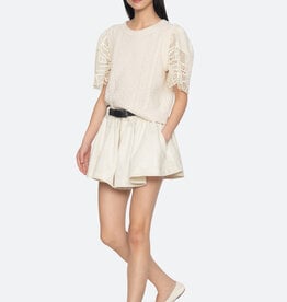 Sea ALINA LACE COMBO SLV SWEATER