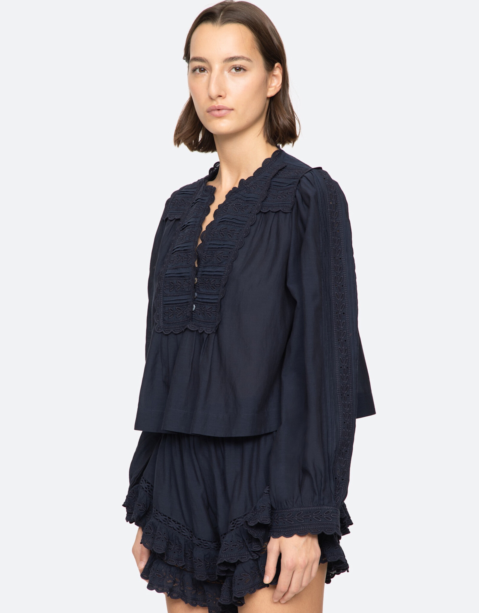 Sea ELIZA SOLID L/SLV TOP