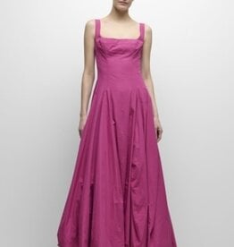 SIMKHAI HALLY COTTON BUBBLE MIDI DRESS