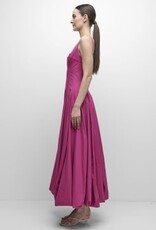 SIMKHAI HALLY COTTON BUBBLE MIDI DRESS