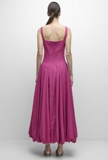 SIMKHAI HALLY COTTON BUBBLE MIDI DRESS