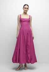 SIMKHAI HALLY COTTON BUBBLE MIDI DRESS