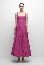 SIMKHAI HALLY COTTON BUBBLE MIDI DRESS