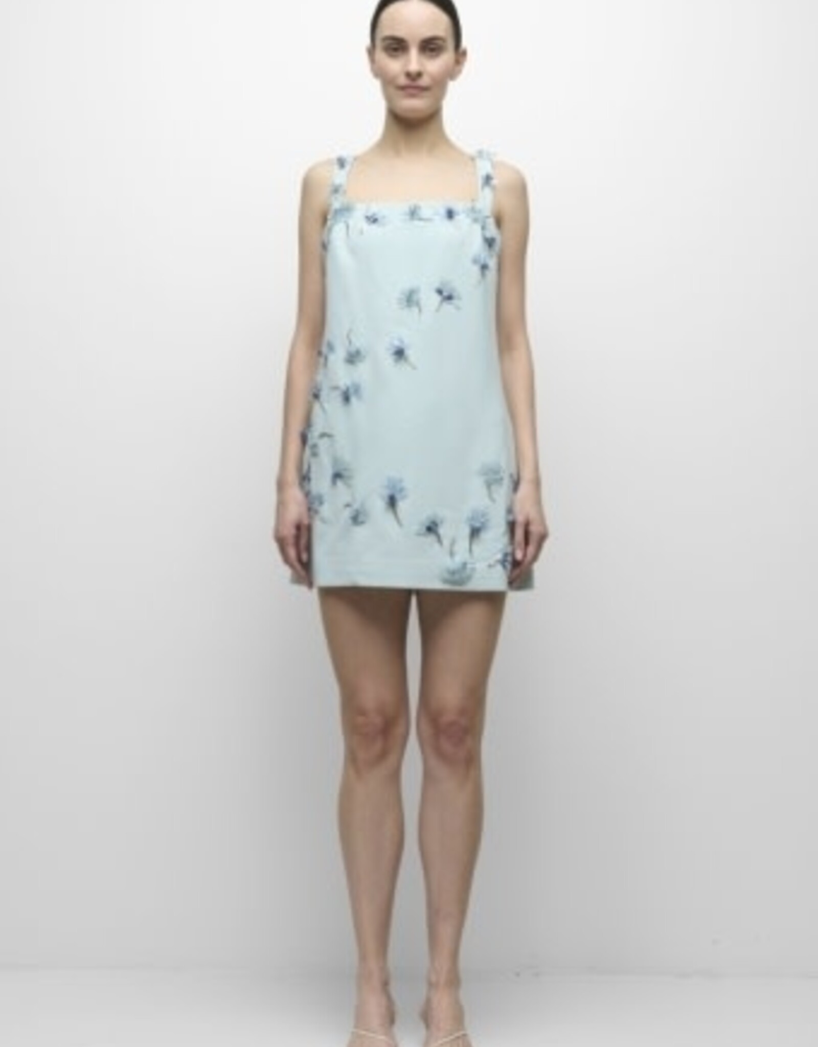 SIMKHAI ELLA EMBELLISHED MINI DRESS