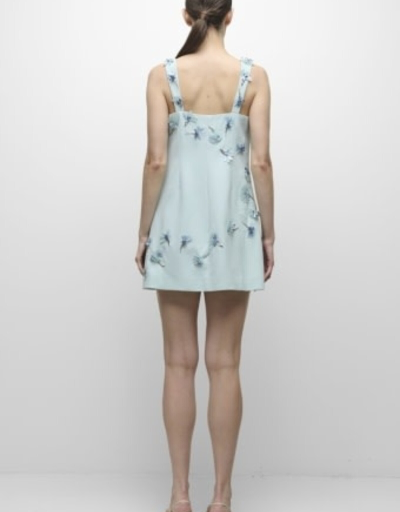 SIMKHAI ELLA EMBELLISHED MINI DRESS