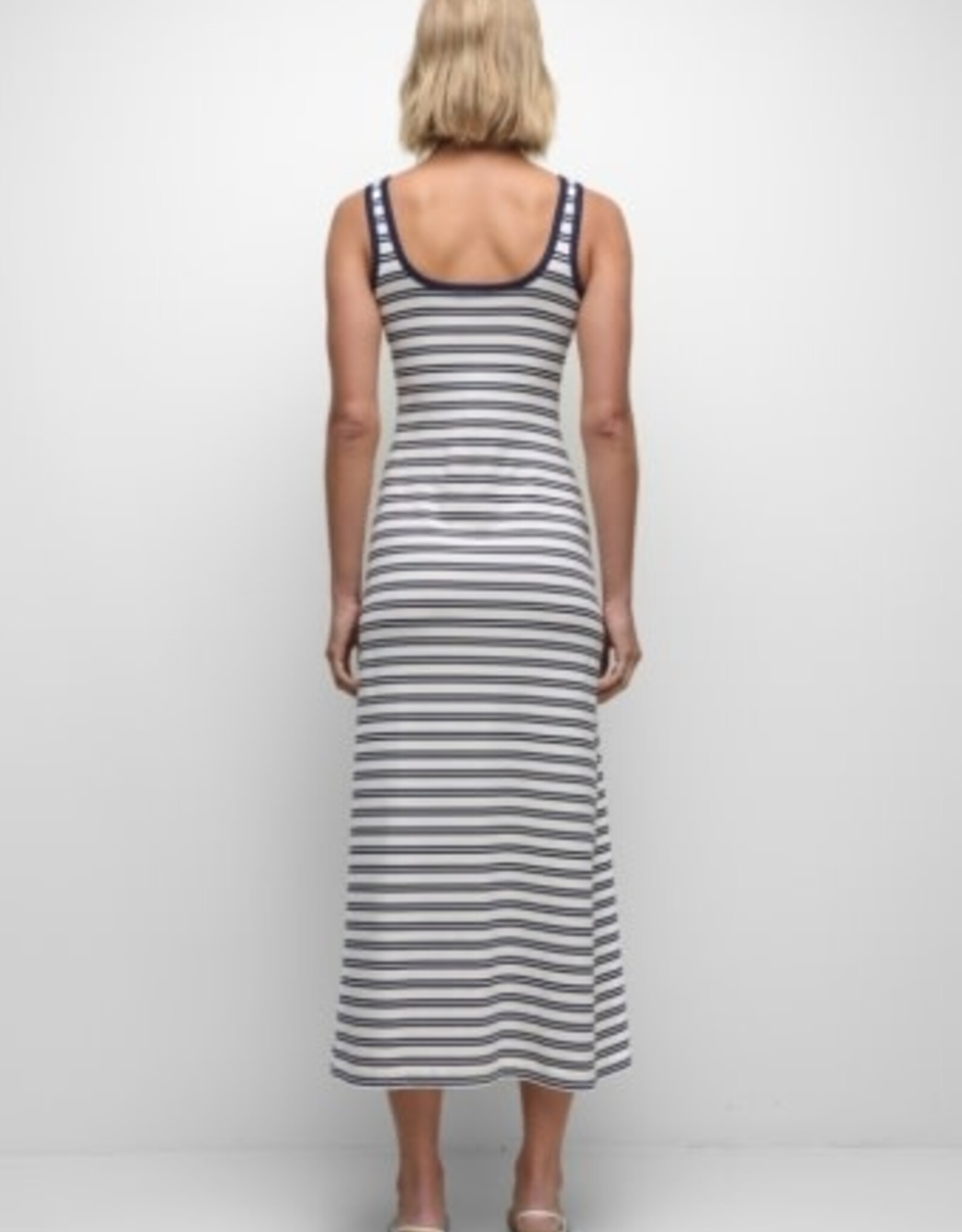 SIMKHAI BECKER COTTON JERSEY MIDI DRESS