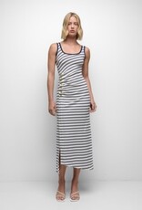 SIMKHAI BECKER COTTON JERSEY MIDI DRESS