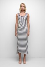 SIMKHAI BECKER COTTON JERSEY MIDI DRESS