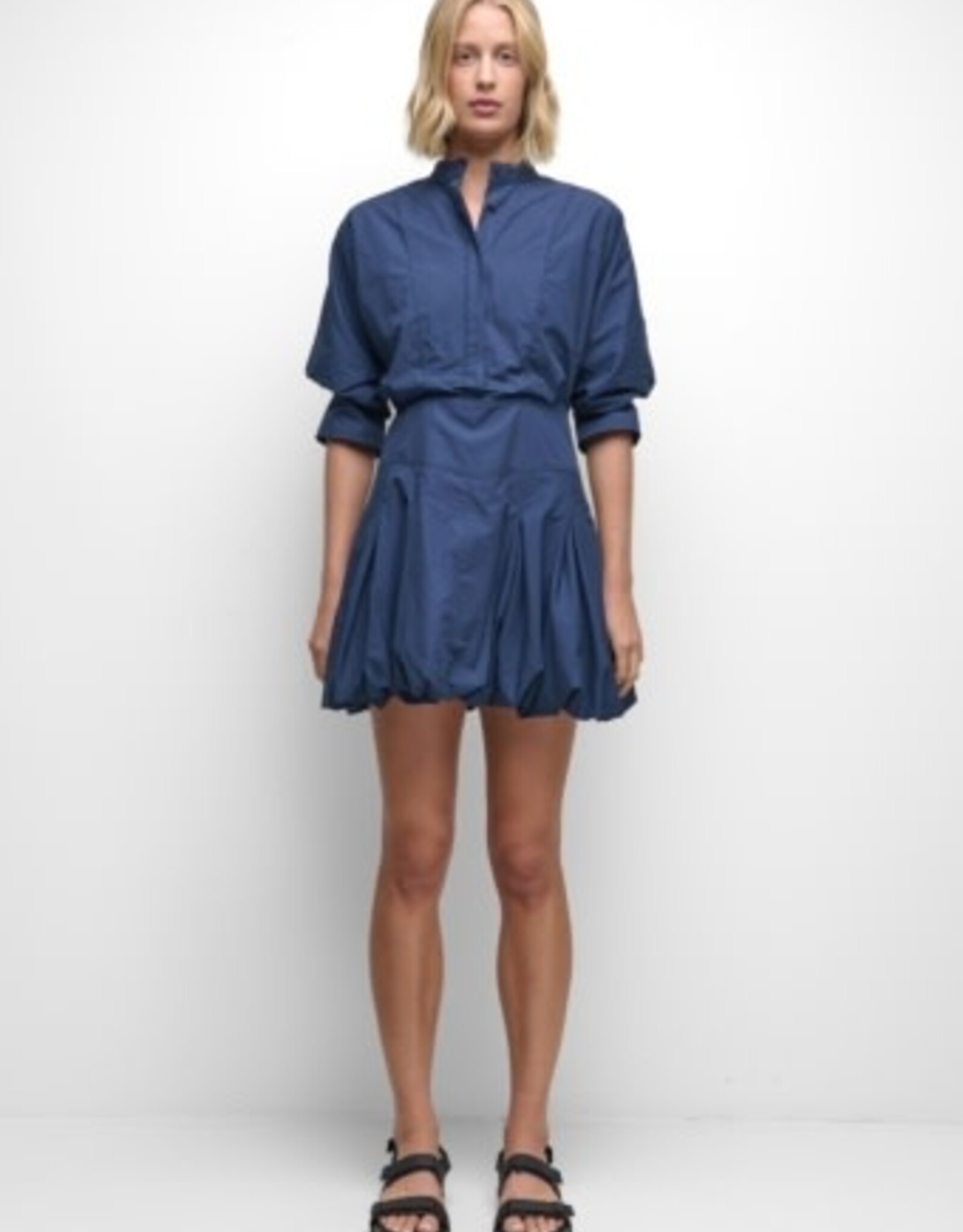 SIMKHAI EFFIE BUBBLE MINI DRESS