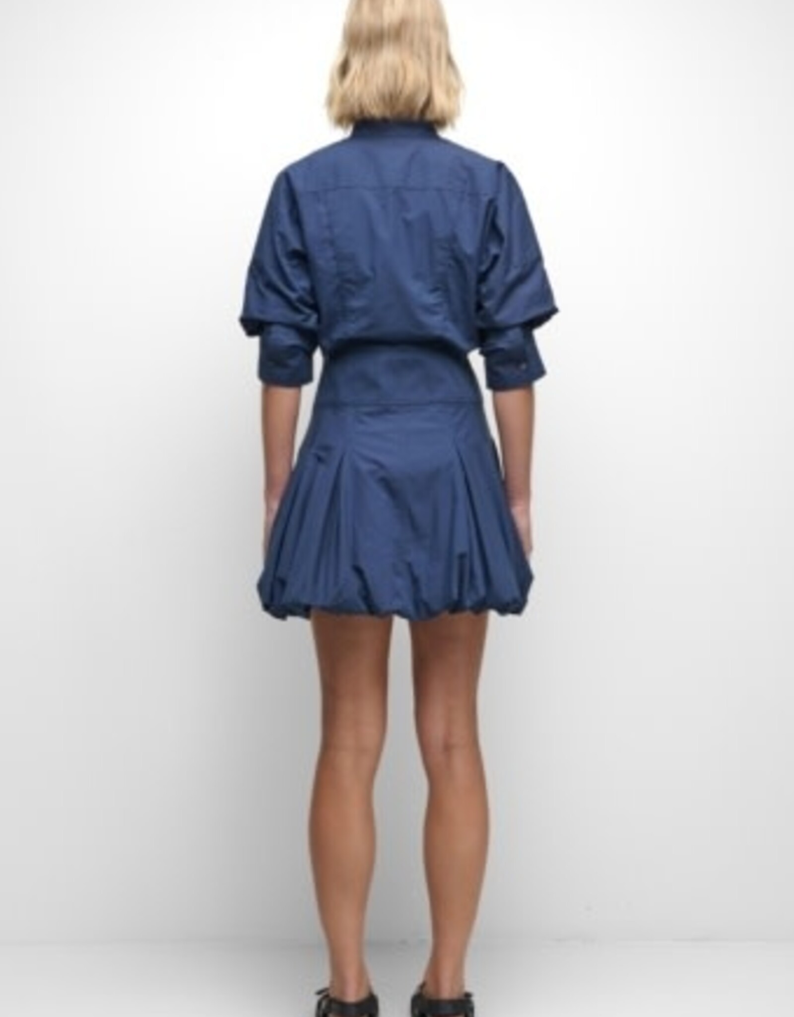 SIMKHAI EFFIE BUBBLE MINI DRESS