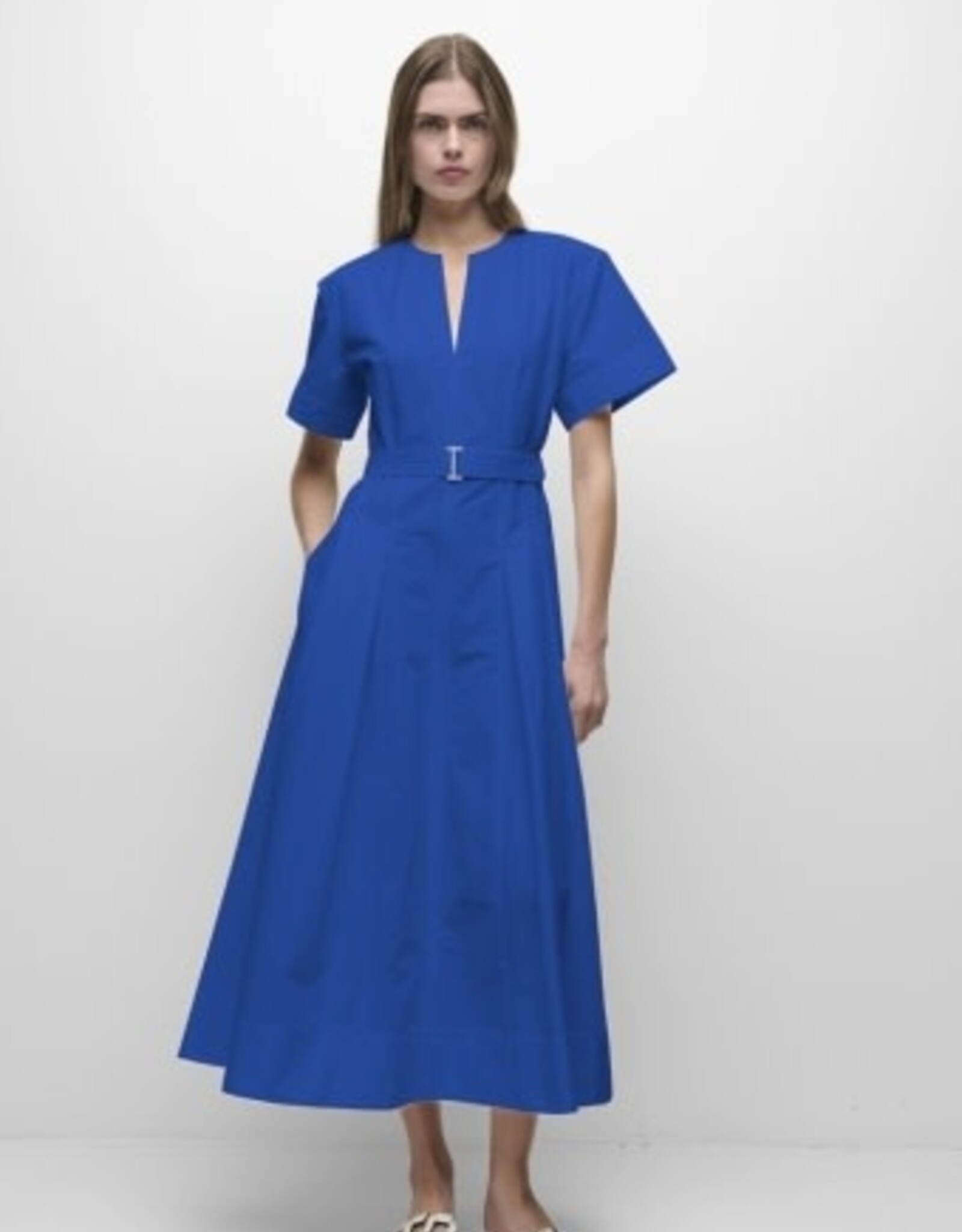 SIMKHAI CORINNE COTTON MIDI DRESS