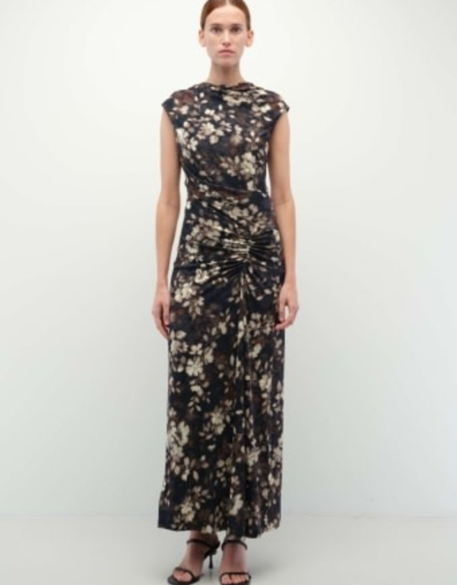 SIMKHAI ACACIA S/L MIDI DRESS