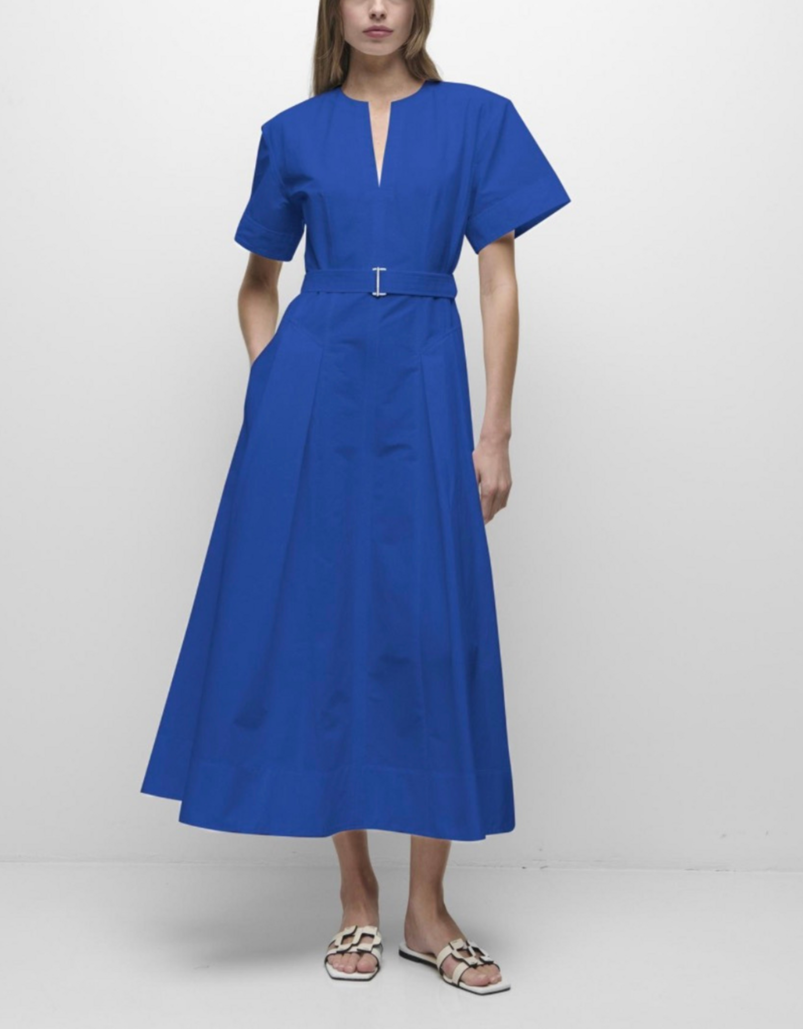 SIMKHAI CORINNE COTTON MIDI DRESS