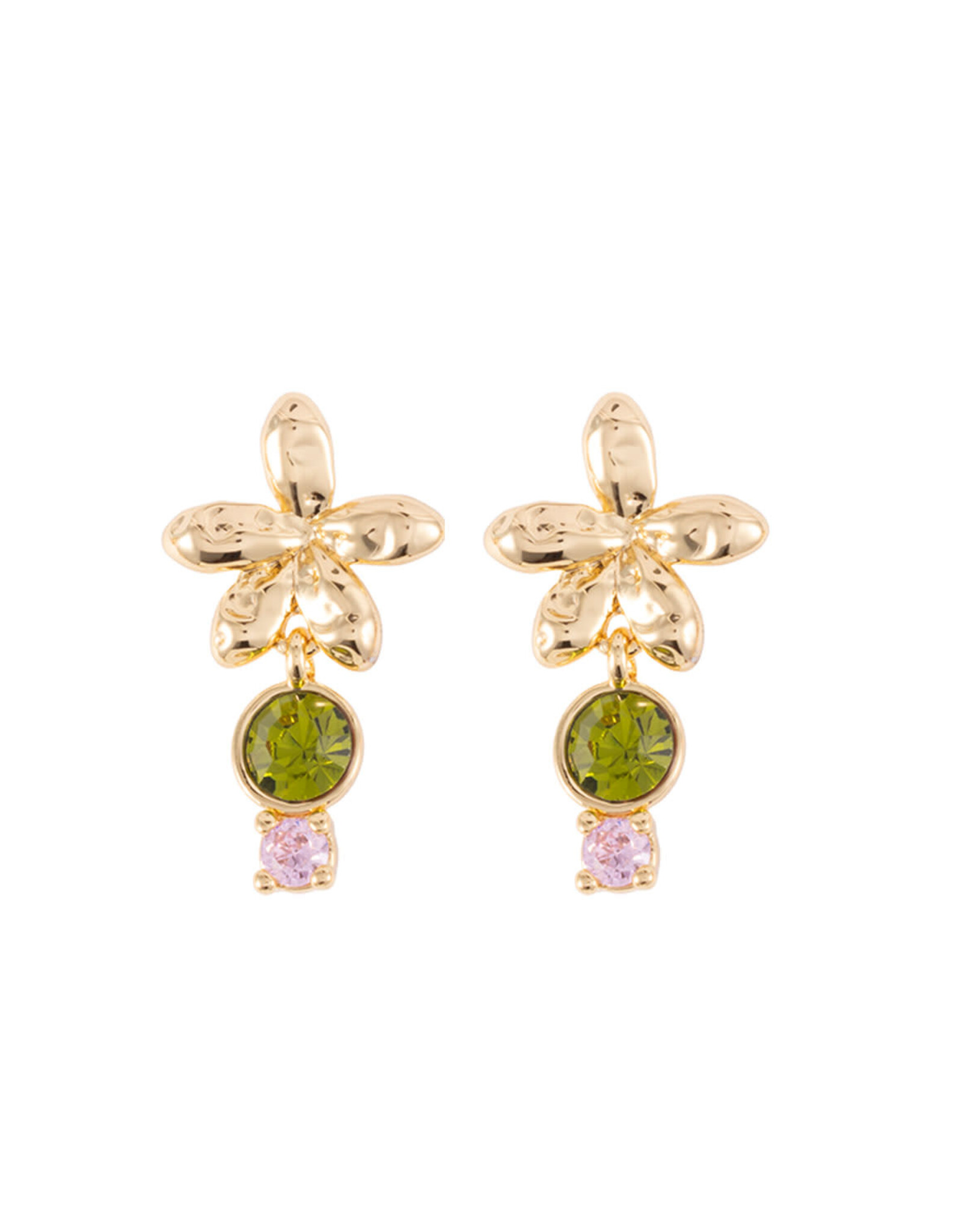 Mignonne Gavigan Fabiana Studs GOLD MULTI