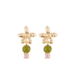 Mignonne Gavigan Fabiana Studs GOLD MULTI