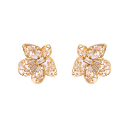 Mignonne Gavigan Nicola Studs GOLD/CLEAR