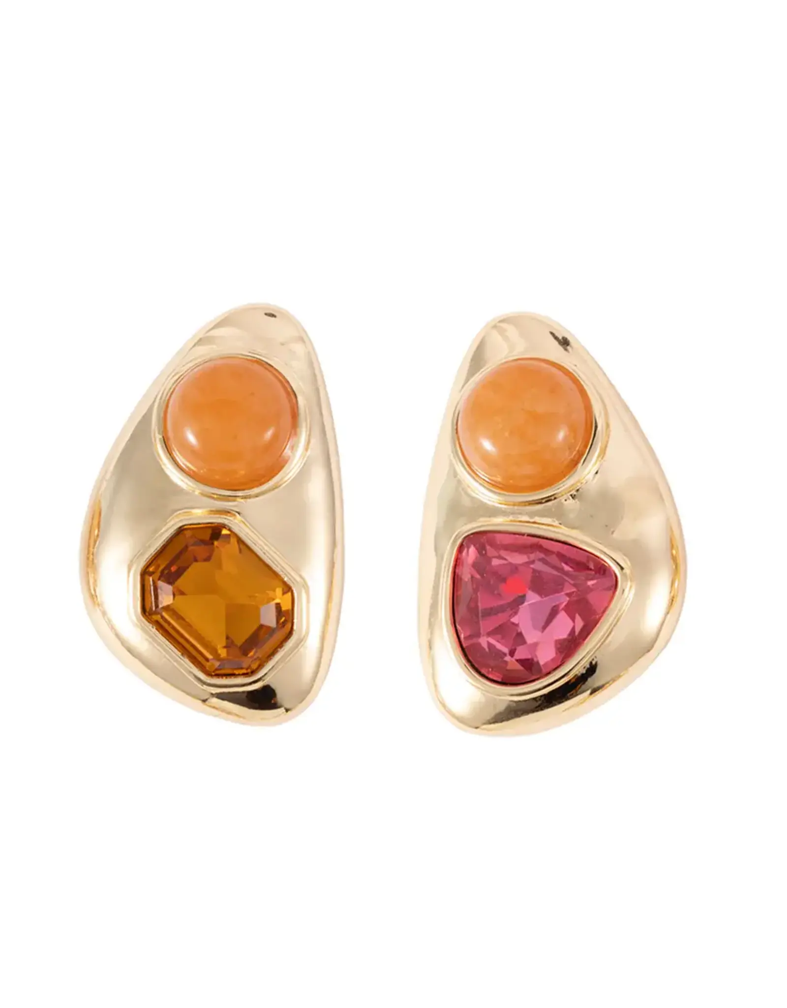 Mignonne Gavigan Clara Studs ORANGE GOLD
