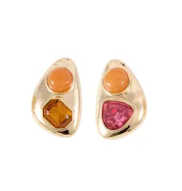 Mignonne Gavigan Clara Studs ORANGE GOLD