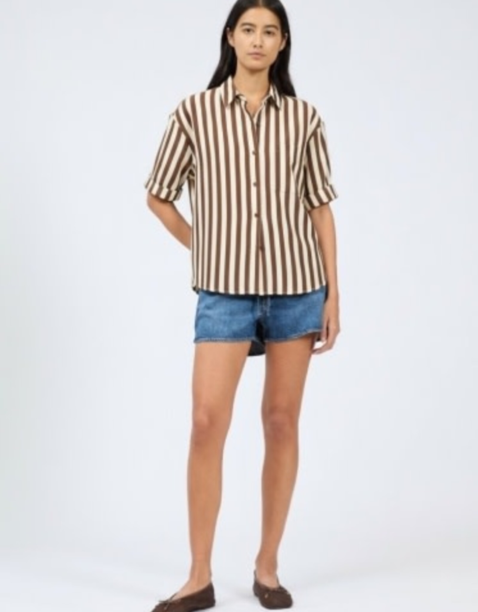 rag & bone connie ss stripe shirt