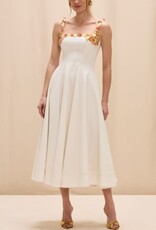 PatBo GABRIELA LINEN MIDI DRESS