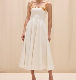 PatBo GABRIELA LINEN MIDI DRESS